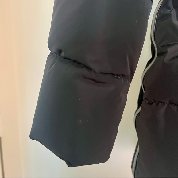 NICOLE BENISTI Series Nakiska Leather Trim Puffer Down Coat - S - Picture 9 of 13